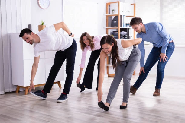Ginástica laboral no ambiente de trabalho